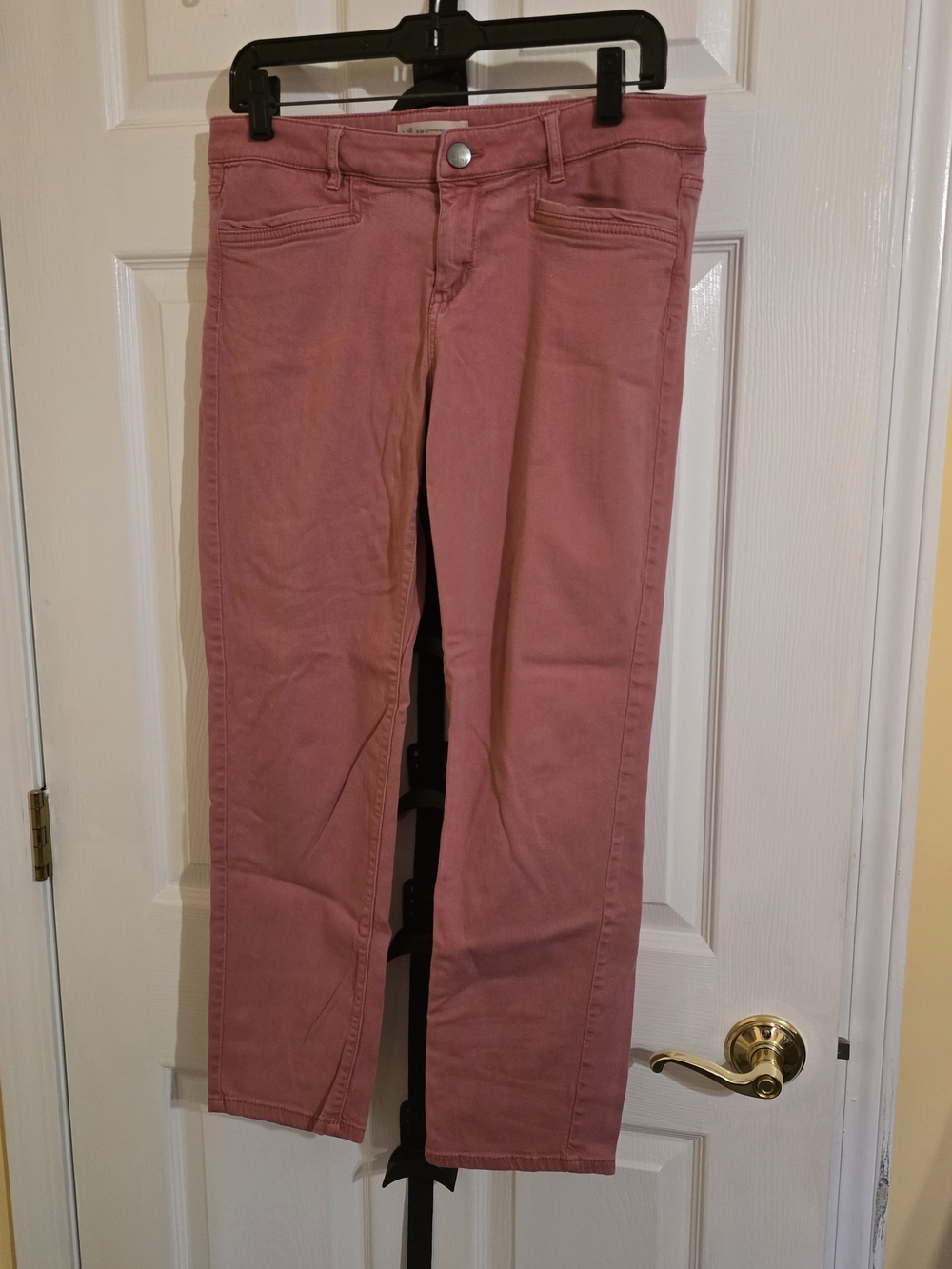 J. Jill Dusty Rose Straight Leg Jeans